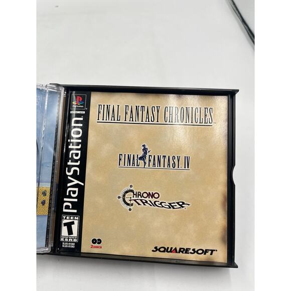 Final Fantasy Chronicles Black Label Playstation 1 PS1 CIB Complete Tested - Picture 3 of 12